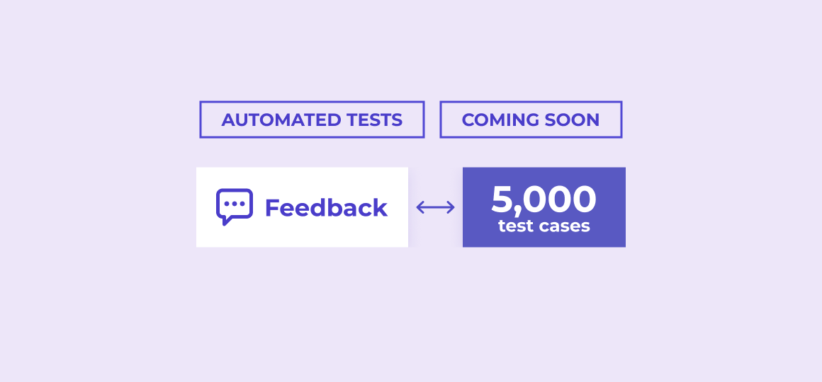 5,000 automated test cases for a review